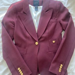 Smythe Duchess Blazer in Maroon